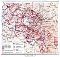 карта военных действий под Московой