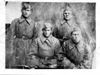 Стражников Вас. Мих., Чеколаев Андрей Ал.,  Катрасев Тих. Ант.                      Куманяев Тих. Серг.( слева направо)