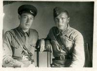 Шалаев Константин Михайлович и ст. лейтенант Купцов