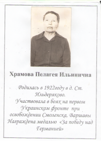 Храмова Пелагея Ильинична