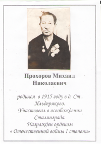 Прохоров Михаил Николаевич