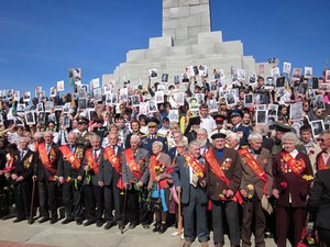 ржевитяне - участники акции Бессмертный полк
