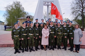 Юнармейский отряд «Патриот»-победитель городского смотра строя и песни-2015, посвященного 70-летию Победы